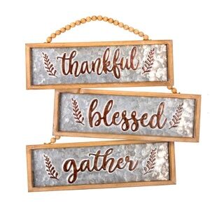 *Thankful Blessed Gather Wall Decor Set